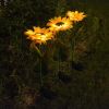 Solar Sunflower Garden Lights