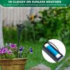Fluttering Solar Hummingbird Garden Stakes Decorative 3 Pcs Hummingbird Solar Garden Stakes for Yard Decorations Outdoor Cute Design Bright & Col