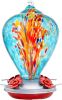 Hummingbird Feeders for Outdoors Hanging, Blown Glass Hummingbird Feeder Gifts for Women, Garden Decor Backyard Decor