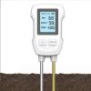 3-in-1 Soil moisture meter digital plant temperature/soil moisture/pH meter/sunlight intensity backlit LCD display soil tester suitable for horticultu