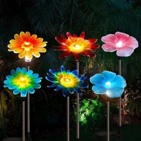 EiGreen 6 Pack Solar Garden Lights Outdoor Decor Stake Yard Figurine