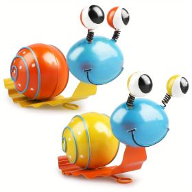 1pc, Metal Crafts Creative Snail, Snail Metal Sculpture, Garden Snail Decor, Wall Hanging Decor (Style: Model A+B)