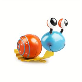 1pc, Metal Crafts Creative Snail, Snail Metal Sculpture, Garden Snail Decor, Wall Hanging Decor (Style: Model A)